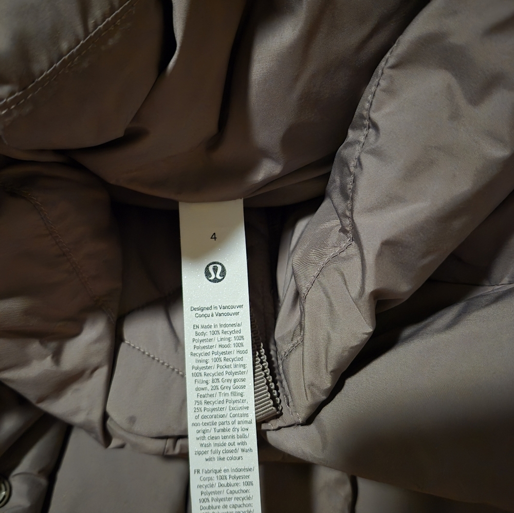 Lululemon Wunder Puff 600 Down Fill Cropped Vest - Picture 4 of 7